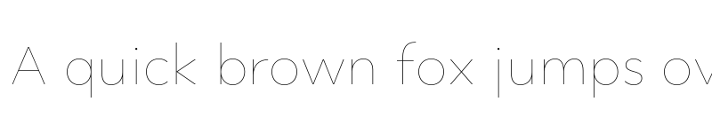 Preview of FONTSPRING DEMO - Quinoa Text Thin Regular font