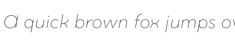 Preview of FONTSPRING DEMO - Quinoa Titling Light Italic font