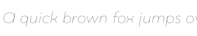 Preview of FONTSPRING DEMO - Quinoa Titling Thin Italic font