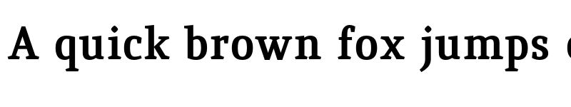 Preview of FONTSPRING DEMO - Quiroga Serif Pro Bold font