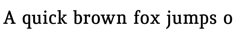 Preview of FONTSPRING DEMO - Quiroga Serif Pro DemiBold font