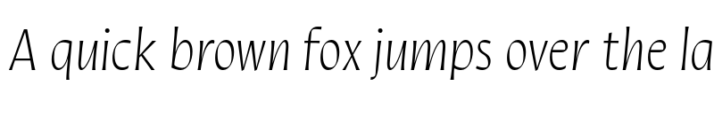 Preview of FONTSPRING DEMO - Quiverleaf CF Demi Bold Italic font