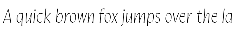 Preview of FONTSPRING DEMO - Quiverleaf CF Italic font