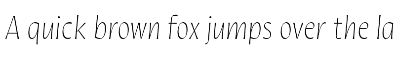 Preview of FONTSPRING DEMO - Quiverleaf CF Light Italic font