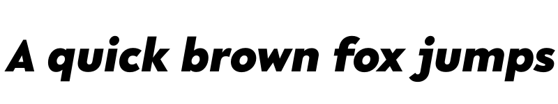Preview of FONTSPRING DEMO - R-Flex Black Italic font