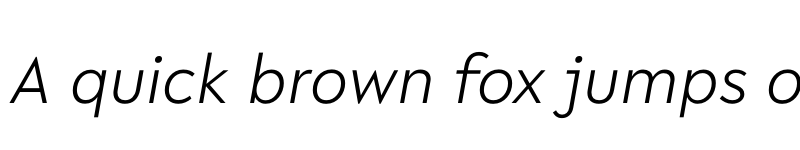 Preview of FONTSPRING DEMO - R-Flex Light Italic font