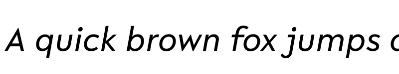 Preview of FONTSPRING DEMO - R-Flex Regular Italic font