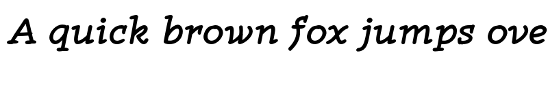 Preview of FONTSPRING DEMO - Radcliffe Hand Bold Italic font