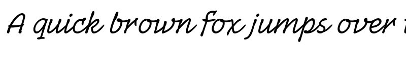 Preview of FONTSPRING DEMO - Radcliffe Hand Script Regular font