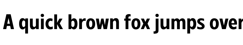 Preview of FONTSPRING DEMO - Radiate Sans Condensed Bold font