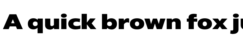 Preview of FONTSPRING DEMO - Radiate Sans ExBold Sm Expanded Bold font