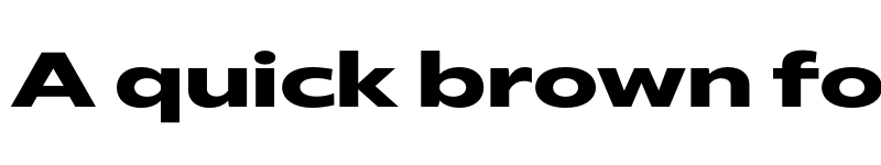 Preview of FONTSPRING DEMO - Radiate Sans Expanded Bold font