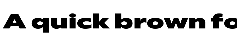 Preview of FONTSPRING DEMO - Radiate Sans ExtraBold Expanded Bold font