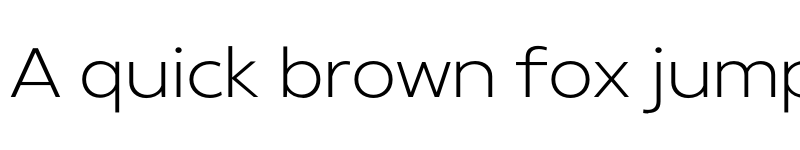 Preview of FONTSPRING DEMO - Radiate Sans Light Regular font