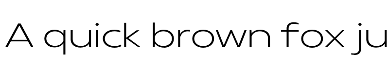 Preview of FONTSPRING DEMO - Radiate Sans Light Sm Expanded Regular font