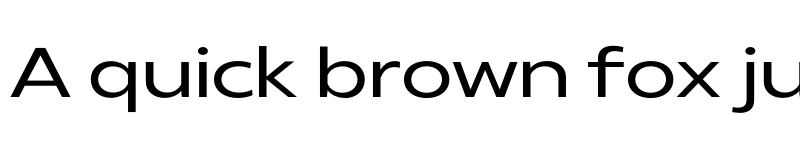 Preview of FONTSPRING DEMO - Radiate Sans Semi Expanded Regular font