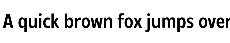 Preview of FONTSPRING DEMO - Radiate Sans SemiBold Condensed Regular font
