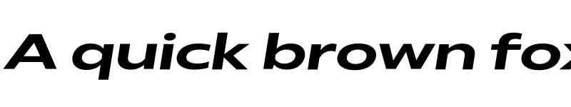 Preview of FONTSPRING DEMO - Radiate Sans SemiBold Expanded Italic font