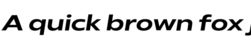 Preview of FONTSPRING DEMO - Radiate Sans SmBold Sm Expanded Italic font