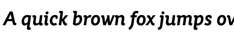 Preview of FONTSPRING DEMO - Rahere Informal Bold Italic font