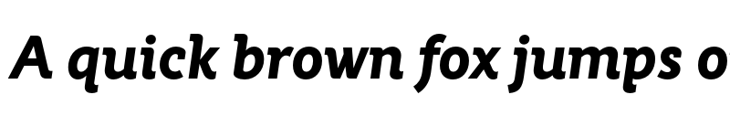 Preview of FONTSPRING DEMO - Rahere Informal Extra Bold Italic font