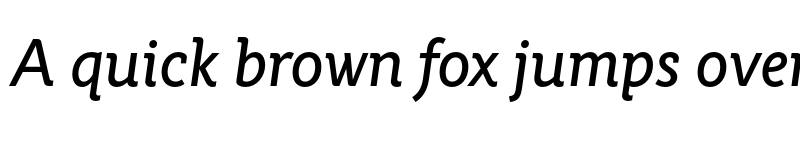 Preview of FONTSPRING DEMO - Rahere Informal Medium Italic font