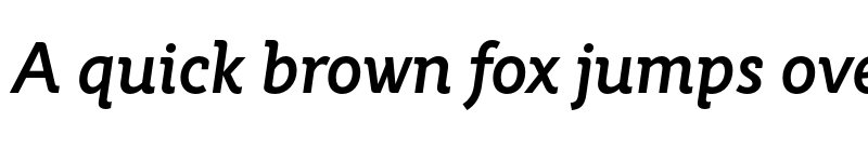 Preview of FONTSPRING DEMO - Rahere Informal Semi Bold Italic font