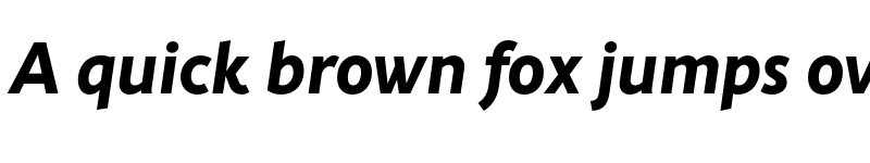 Preview of FONTSPRING DEMO - Rahere Sans Extra Bold Italic font