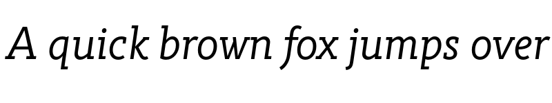 Preview of FONTSPRING DEMO - Rahere Slab Italic font