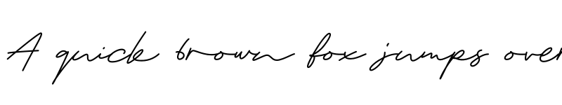 Preview of FONTSPRING DEMO - Rainmaker Script Bold font