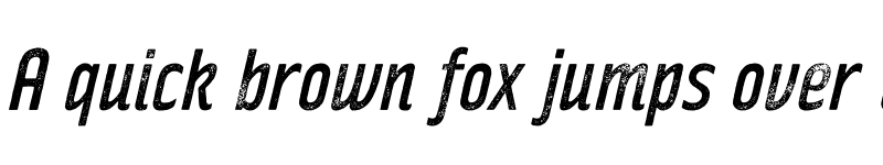 Preview of FONTSPRING DEMO - Rakesly Iron Italic font