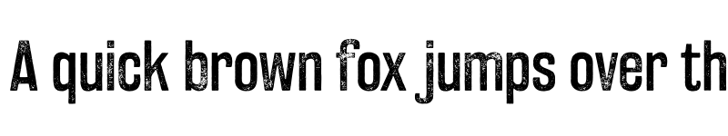 Preview of FONTSPRING DEMO - Rakesly Iron Regular font