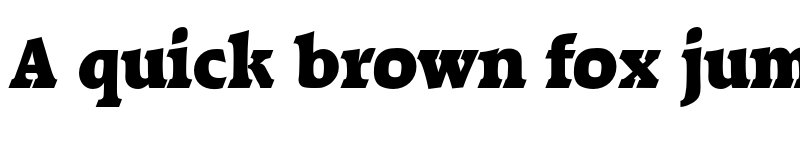 Preview of FONTSPRING DEMO - Raleigh Serial Black Regular font