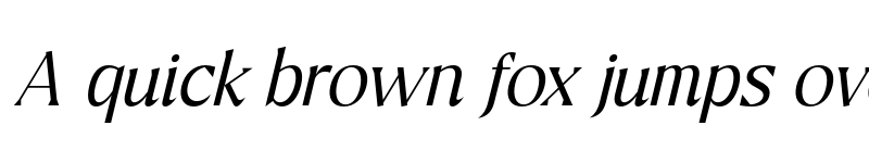 Preview of FONTSPRING DEMO - Ramus Light Italic font