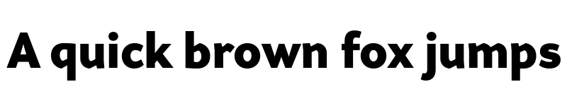 Preview of FONTSPRING DEMO - Range Sans Blk Regular font