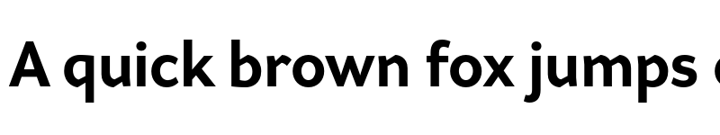 Preview of FONTSPRING DEMO - Range Sans Bold Bold font