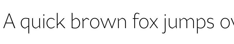 Preview of FONTSPRING DEMO - Range Sans Xlt Regular font