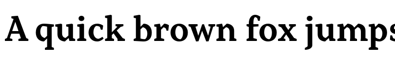 Preview of FONTSPRING DEMO - Range Serif Bold font