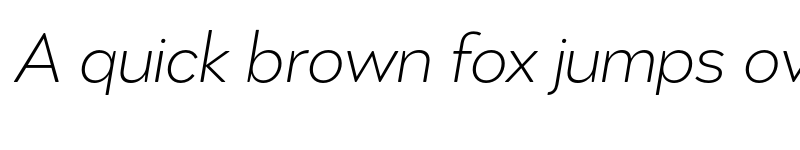 Preview of FONTSPRING DEMO - Rapor ExtLt Italic font