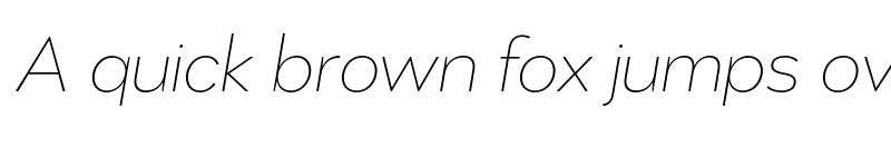 Preview of FONTSPRING DEMO - Rapor Thin Italic font