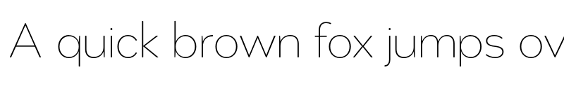 Preview of FONTSPRING DEMO - Rapor Thin Regular font