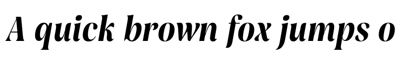 Preview of FONTSPRING DEMO - Rasbern Bold Italic font