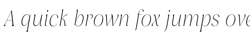 Preview of FONTSPRING DEMO - Rasbern ExtLt Italic font