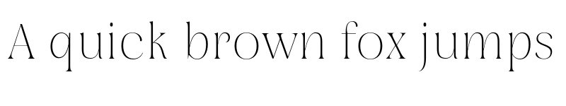 Preview of FONTSPRING DEMO - Rasbern ExtLt Regular font