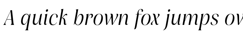 Preview of FONTSPRING DEMO - Rasbern Italic font