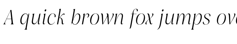 Preview of FONTSPRING DEMO - Rasbern Light Italic font
