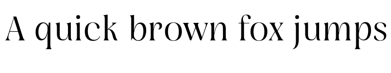 Preview of FONTSPRING DEMO - Rasbern Regular font