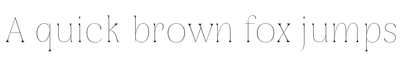 Preview of FONTSPRING DEMO - Rasbern Thin Regular font