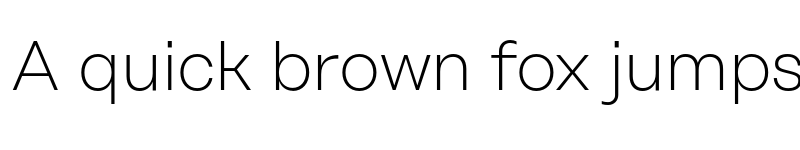 Preview of FONTSPRING DEMO - Rational Text ExtraLight Regular font