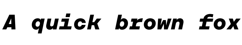 Preview of FONTSPRING DEMO - Rational TW Display ExtraBold Italic font